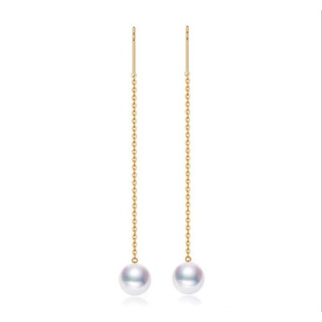 Popular 14K 18K Fresh Water Pearl Stud Earrings